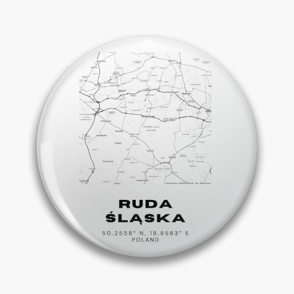 Item preview, Ruda Śląska Polonia Mapa | Póster Minimalista moderno en blanco y negro. designed and sold by RM-Journey.