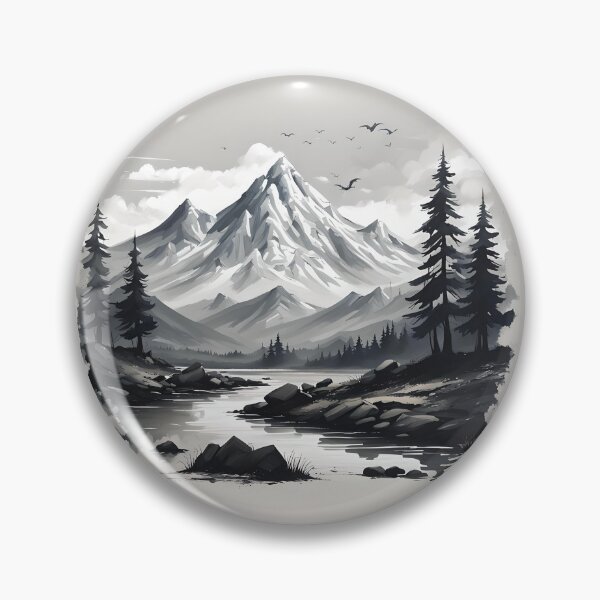 Item preview, Paisaje de Vistasvagge y el pico Drakryggen designed and sold by Ponted.