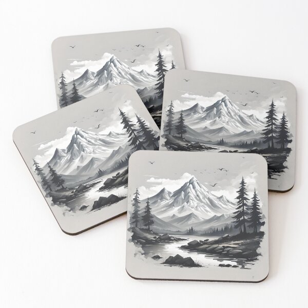 Item preview, Paisaje de Vistasvagge y el pico Drakryggen designed and sold by Ponted.