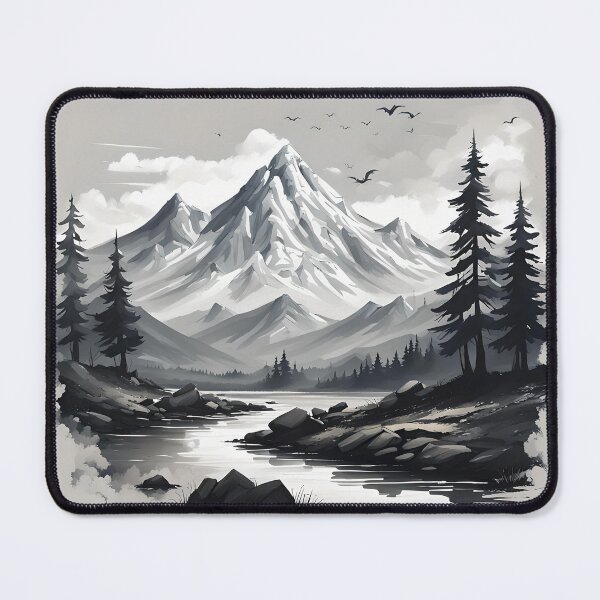 Item preview, Paisaje de Vistasvagge y el pico Drakryggen designed and sold by Ponted.