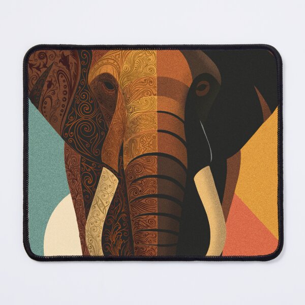 Item preview, Abstract Tribal Elephant designed and sold by GeoSimon-Designs.