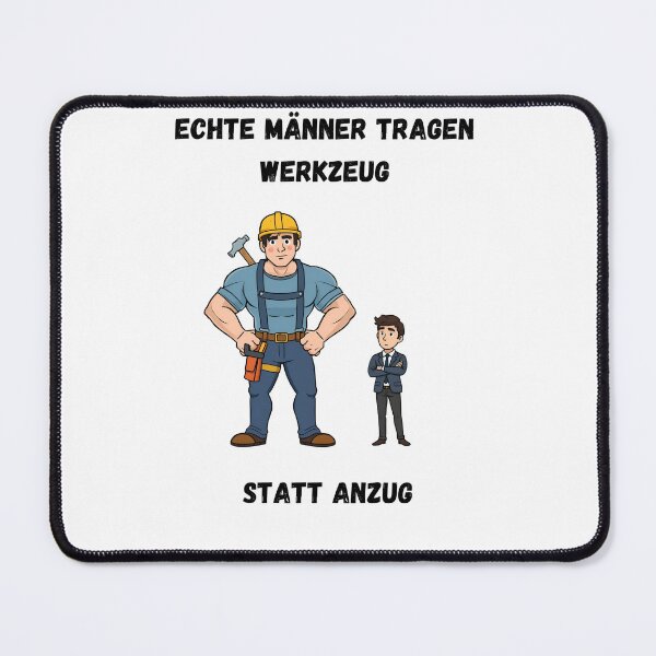 Item preview, Real men wear tools instead of suits – Funny craftsman saying designed and sold by WerkstattWitz.