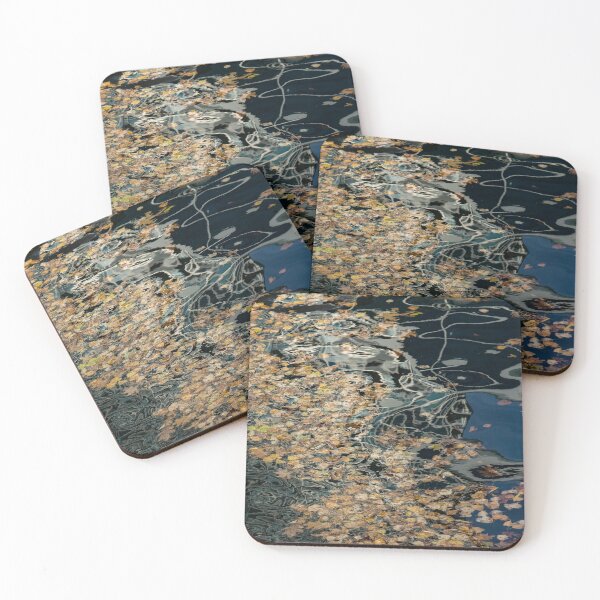 Item preview, Mesmerizing Autumn - Silky Swirls and Fallen Leaves Five designed and sold by Georgia Mizuleva.