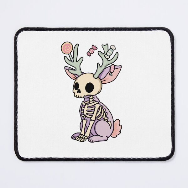 Item preview, Pastel Skeleton Jackalope designed and sold by dedinsidedesign.
