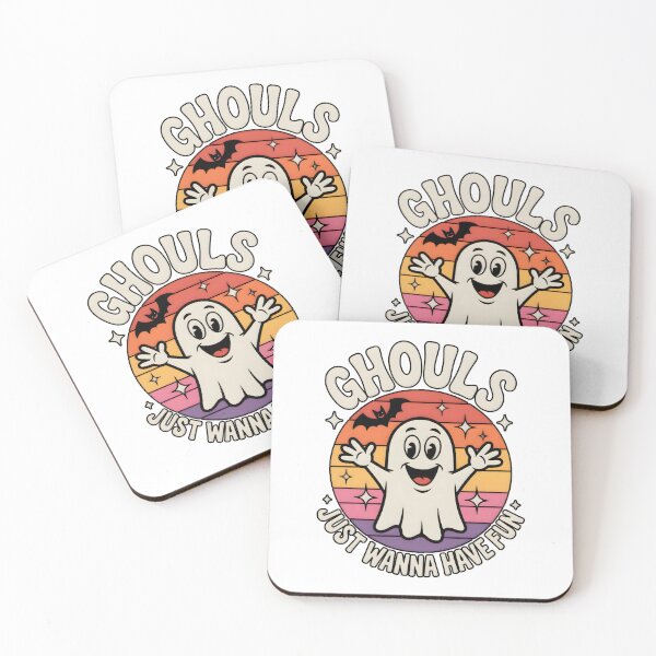 Item preview, Ghouls Just Wanna Have Fun, Cute Retro Halloween Ghost designed and sold by belladesign7.