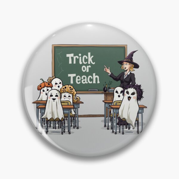 Item preview, Trick or Teach – Cute Ghost Students Halloween designed and sold by jelonkaa.