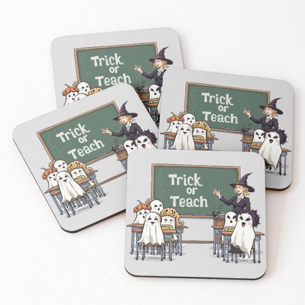 Item preview, Trick or Teach – Cute Ghost Students Halloween designed and sold by jelonkaa.