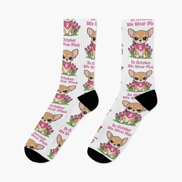 Item preview, Chihuahua Pink Ribbon – In October We Wear Pink designed and sold by The Real Life Symphony.
