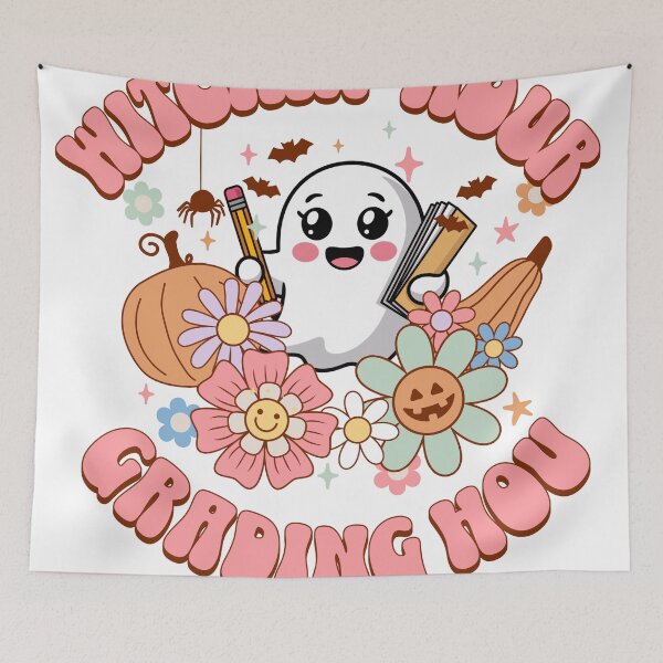 Item preview, Cute Halloween Teacher Ghost Witchn'Hour designed and sold by AdelaVibes.