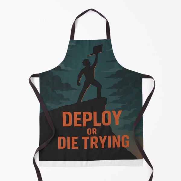 Item preview, Funny Programmer T-Shirt "Deploy or Die Trying" designed and sold by Hacktoplasma.