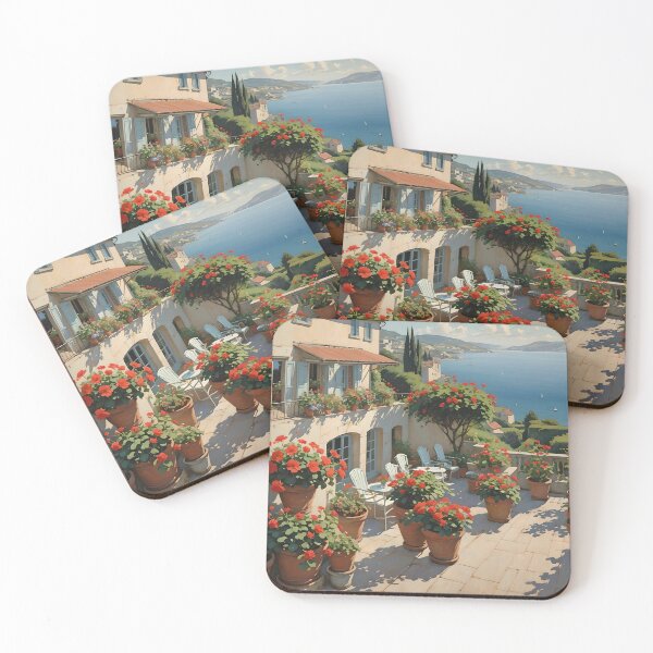Item preview, Classic Mediterranean villa coastal view  designed and sold by Ponted.