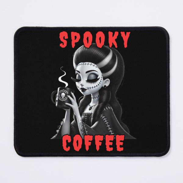 Item preview, Spooky Gothic Halloween Coffee Girl designed and sold by Szpaku desart .