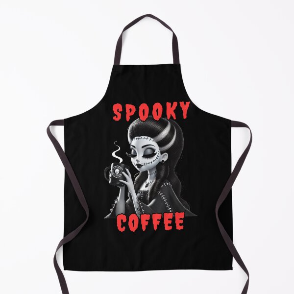 Item preview, Spooky Gothic Halloween Coffee Girl designed and sold by Szpaku desart .