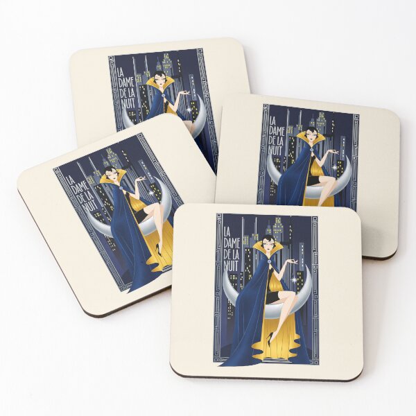Item preview, After Erté - LA DAME DE LA NUIT (The Lady of the Night) designed and sold by elektronen.