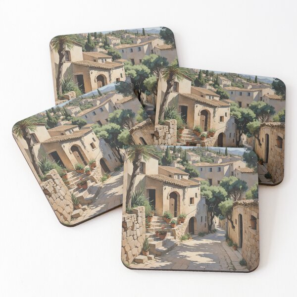 Item preview, Mallorca old town street view designed and sold by Ponted.