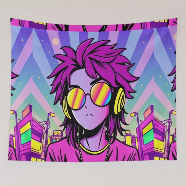 Item preview, Cool Funky  graphic design  Colorful Urban Pop Art, Rainbow Gradients & Abstract Anime Vibes COOL  ART colorful  comic  designs Colorful Cartoon Pattern Graffiti  designed and sold by Design Repo.