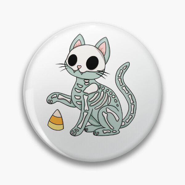 Item preview, Pastel Skeleton Cat designed and sold by dedinsidedesign.