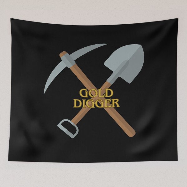 Item preview, Gold Digger Funny Gift for Gold Prospector designed and sold by carpoa.