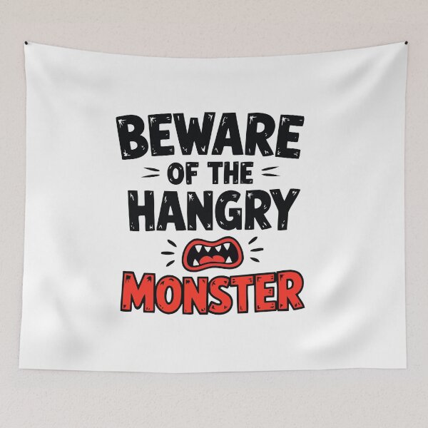 Item preview, Halloween - Beware Of The Hangry Monster - #H0031-2 designed and sold by Vex Carver.