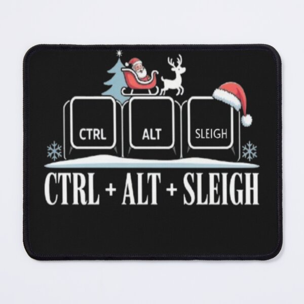 Item preview, Santa and His Sleigh-"CTRL-ALT-SLEIGH" designed and sold by JustForYouGifts.