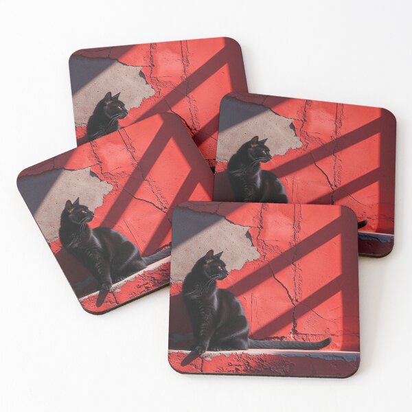 Item preview, Black Cat in Sunlit Shadows designed and sold by sneidere9dace.