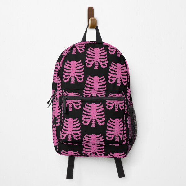 Item preview, Human Ribcage in pink color very textured and worn designed and sold by Jdawnink.