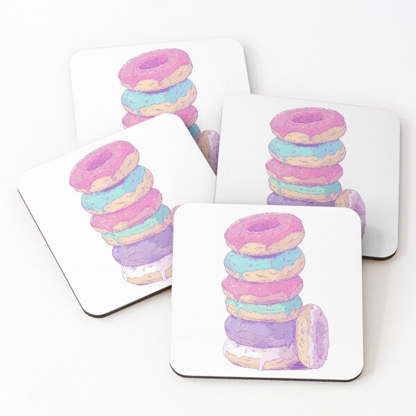 Item preview, Cute Pastel Donut Stack with Sprinkles designed and sold by Topsy-Turvey.
