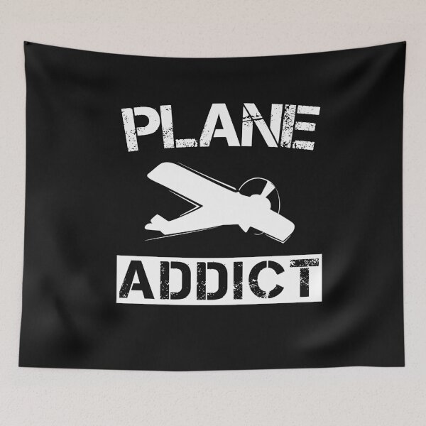 Item preview, Plane Addict Funny Aviation Quote designed and sold by SharpThreadZ.