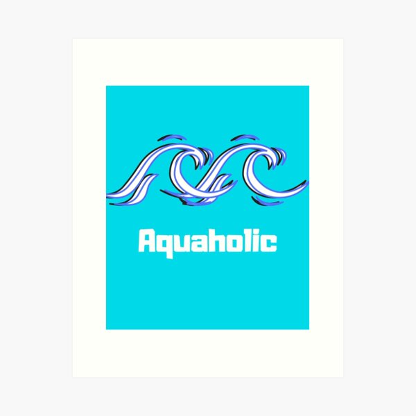 Item preview, Love the Sea? Aquaholic designed and sold by MandWthings.