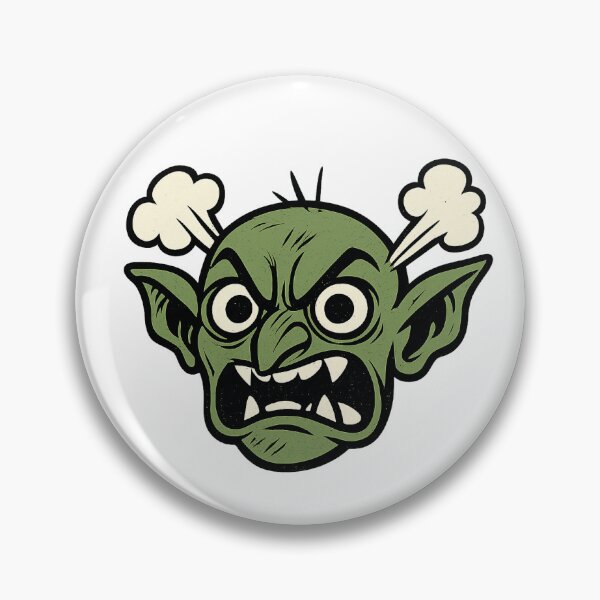 Item preview, Angry goblin emote designed and sold by Witan Ink.