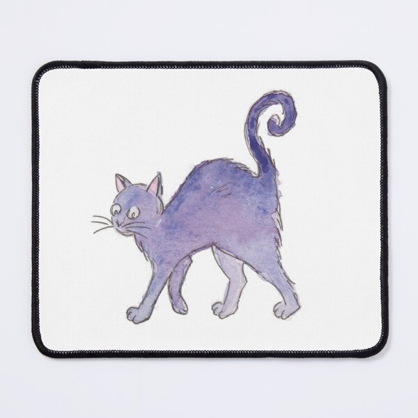 Item preview, Purple Spooked Cat designed and sold by The Orangutan Gallery.
