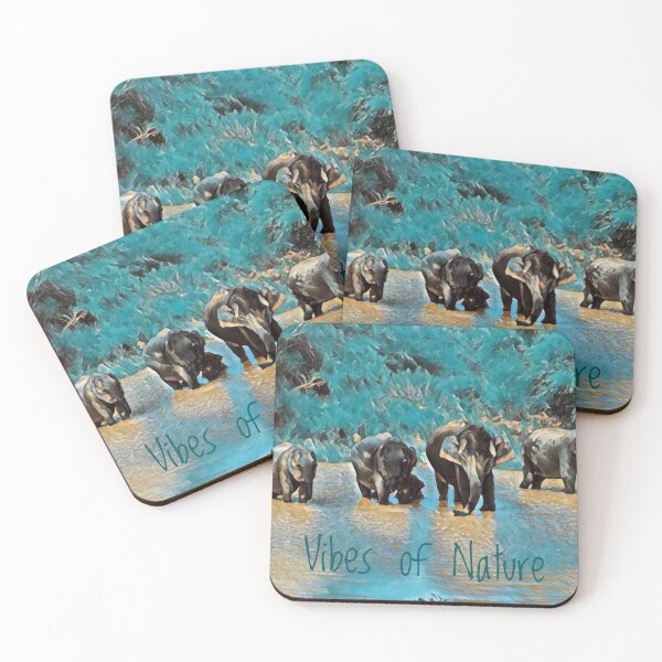 Item preview, Vibes of Nature - Green Elephants designed and sold by gphotobox.