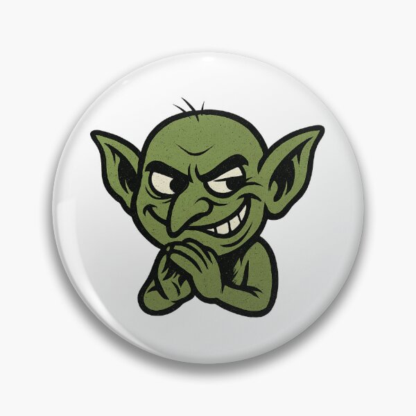 Item preview, Scheming goblin emote designed and sold by Witan Ink.