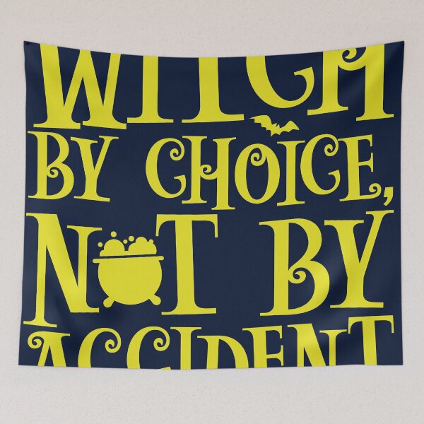 Item preview, Witch By choice, Not By Accident Halloween Gift designed and sold by Plant On Demand.