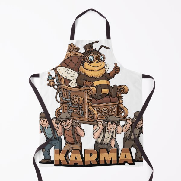 Item preview, Steampunk Bee Karma | Cartoon Retro Design by VLF designed and sold by VitalLifeForce.