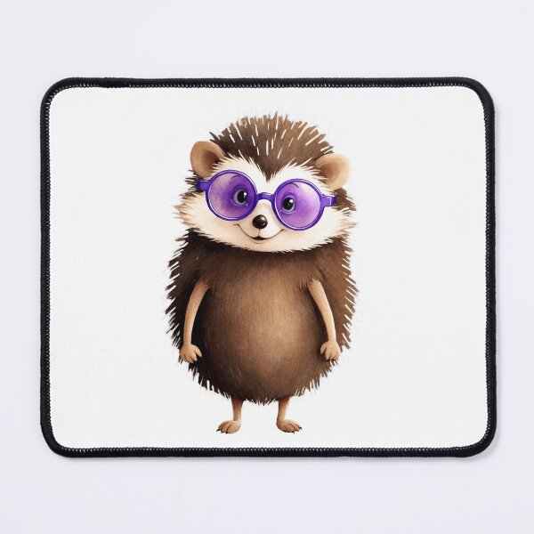 Item preview, Watercolor Animal Character is wearing glasses designed and sold by Victoria Riabov.