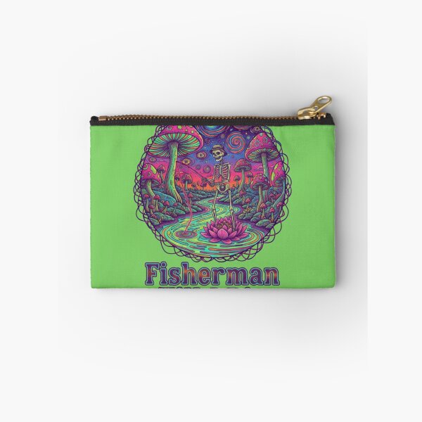 Item preview, Psychedelic Skeleton Fishing  designed and sold by Too Kool Designing .