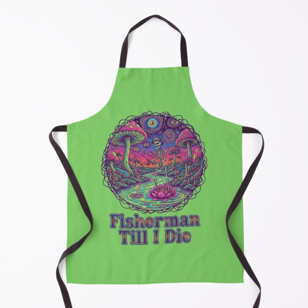 Item preview, Psychedelic Skeleton Fishing designed and sold by Too Kool Designing .