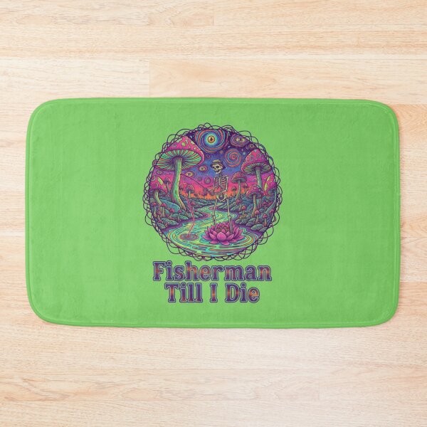 Item preview, Psychedelic Skeleton Fishing  designed and sold by Too Kool Designing .