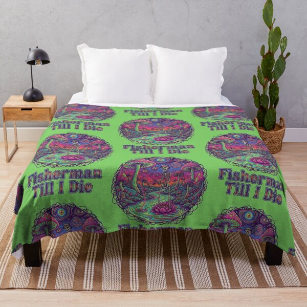 Item preview, Psychedelic Skeleton Fishing  designed and sold by Too Kool Designing .