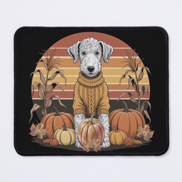 Item preview, Fall Design White Curly Dog Pumpkin Patch designed and sold by Cute & Sassy Custom Gifting Boutiques.