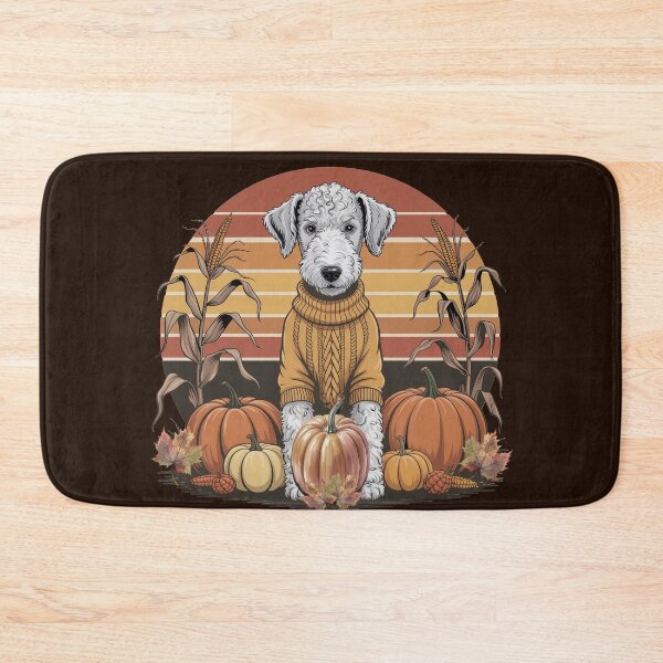 Item preview, Fall Design White Curly Dog Pumpkin Patch designed and sold by Cute & Sassy Custom Gifting Boutiques.