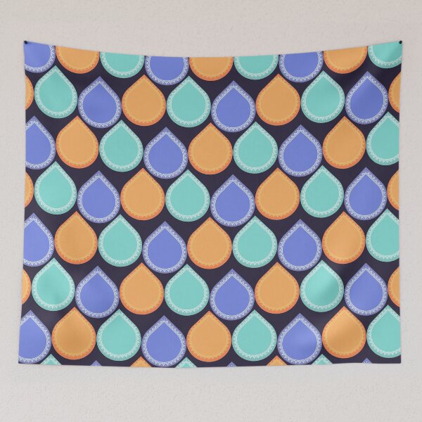 Item preview, Abstract  Simple Pattern with purple drops    designed and sold by Victoria Riabov.