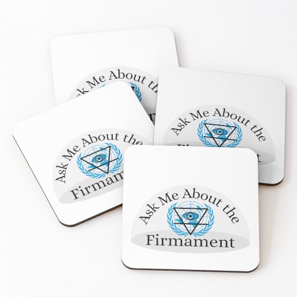 Item preview, Ask Me About the Firmament – Flat Earth Symbolic Design designed and sold by The Shady Paddler.