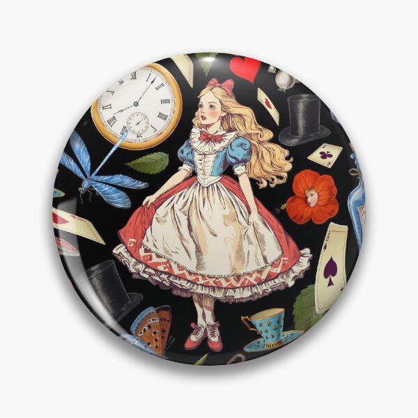 Item preview, Alice's Whimsical Wonderland – Vintage Fairytale Pattern designed and sold by ECBrothers.