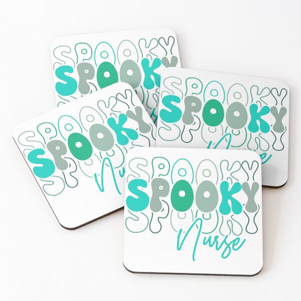 Item preview, Spooky Nurse Groovy Halloween Design designed and sold by deslydesign.