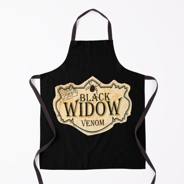 Item preview, Halloween Black Widow venom potion bottle label design very rough and textured designed and sold by Jdawnink.