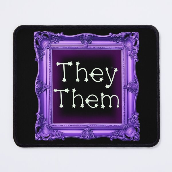 Item preview, They Them Purple Frame designed and sold by GothicBohemian.