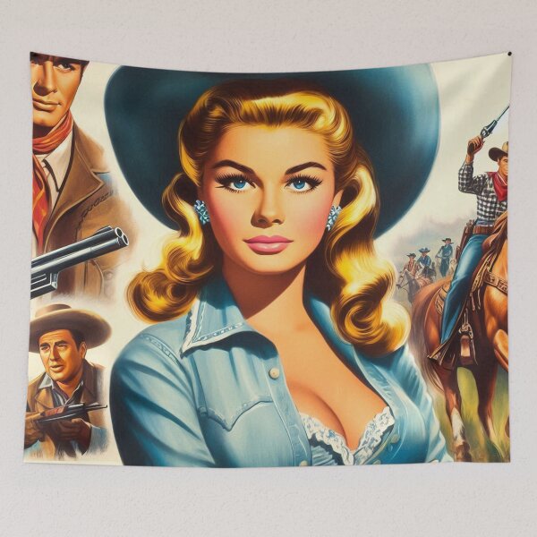 Item preview, Retro Cute Country Woman designed and sold by PulpVintage.