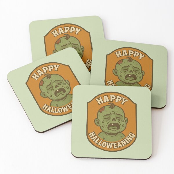 Item preview, Happy Halloweaning – Funny Zombie Baby designed and sold by hangmeart.